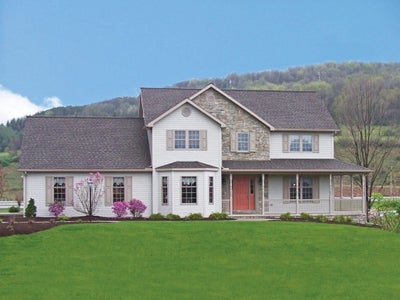 Mansfield Model Home. Mansfield Home with 4 Bedrooms