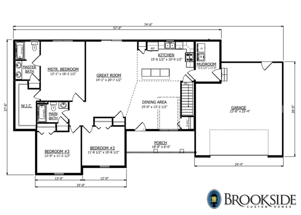 Wheatland Craftsman New Home Floor Plan