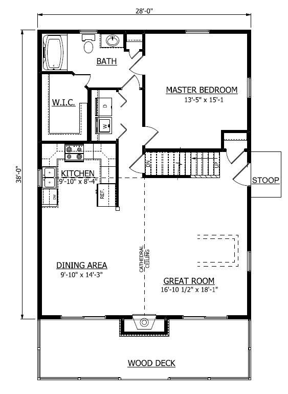 First Floor. Covington 1 New Home Floor Plan