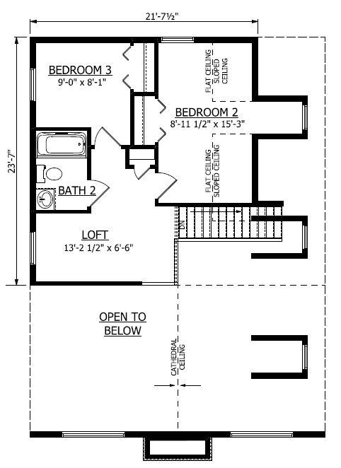 Second Floor. 1,538sf New Home