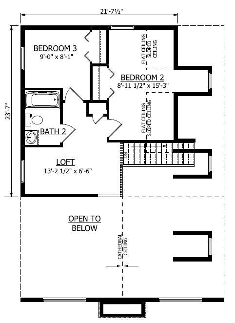 Second Floor. Covington 2 New Home Floor Plan