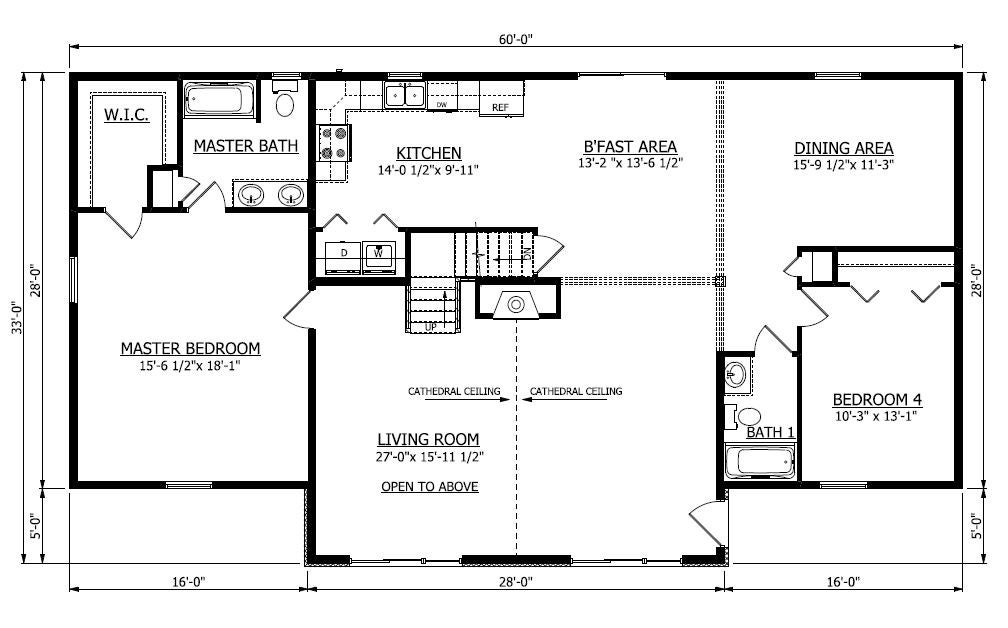 First Floor. Westfield 2 New Home Floor Plan