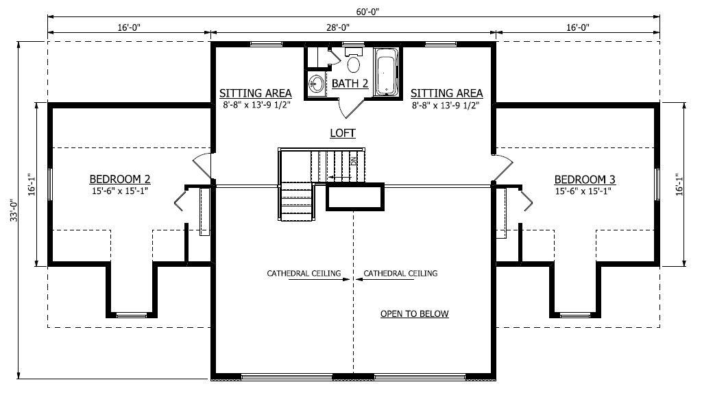 Second Floor. Westfield 2 New Home Floor Plan