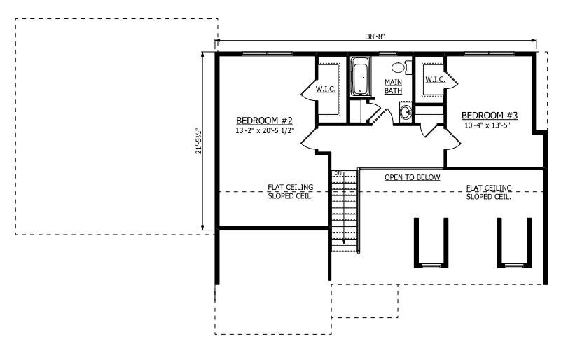 Second Floor. Anderson 2 New Home Floor Plan