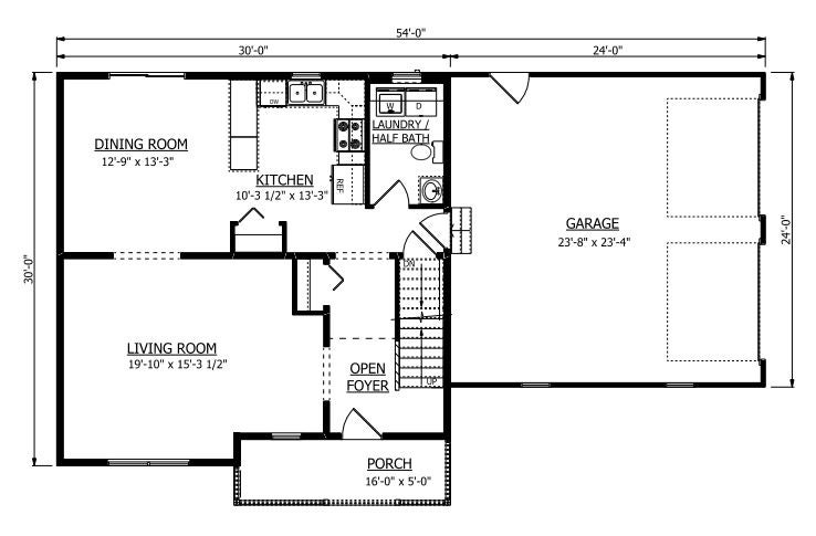 Second Floor. 1,708sf New Home