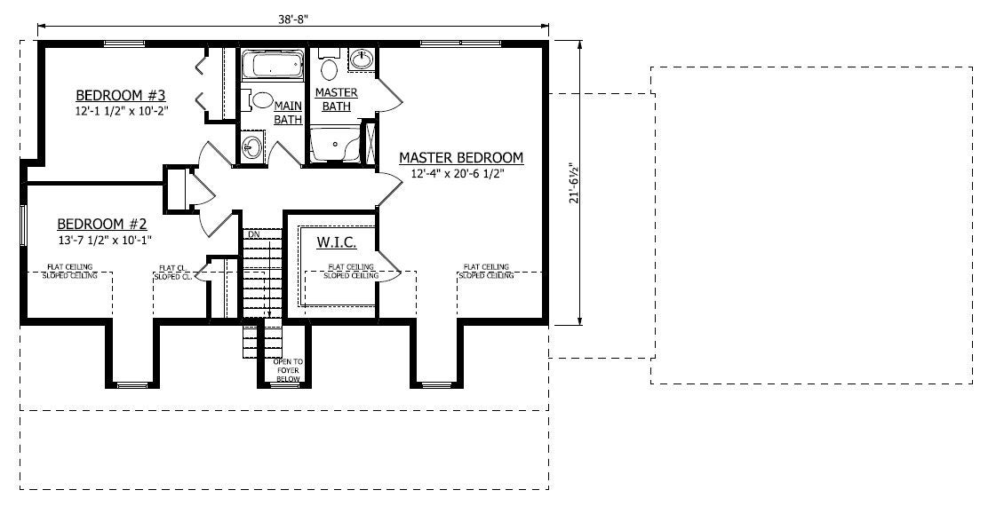 Second Floor. Beacon Hill 1 New Home Floor Plan