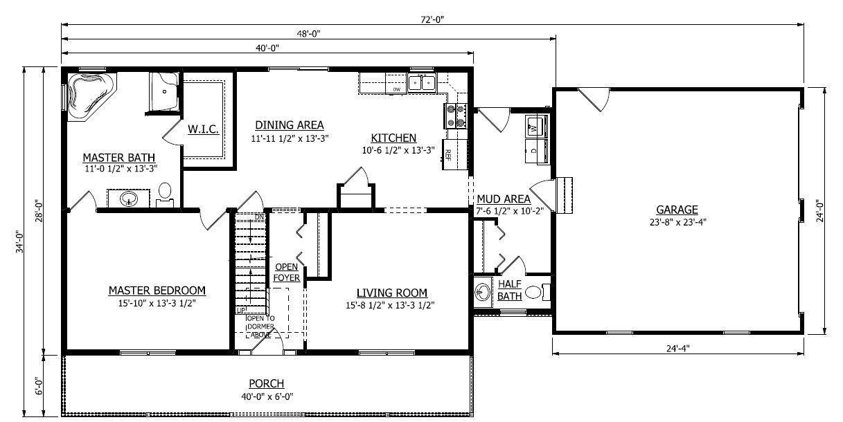 First Floor. Beacon Hill 2 New Home Floor Plan
