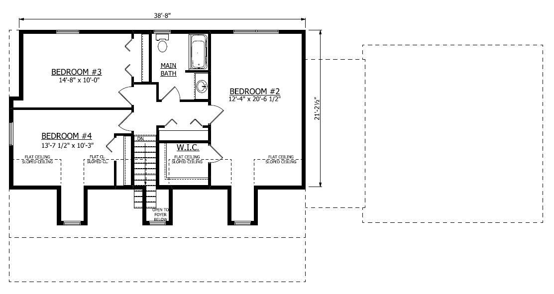Second Floor. Beacon Hill 2 New Home Floor Plan