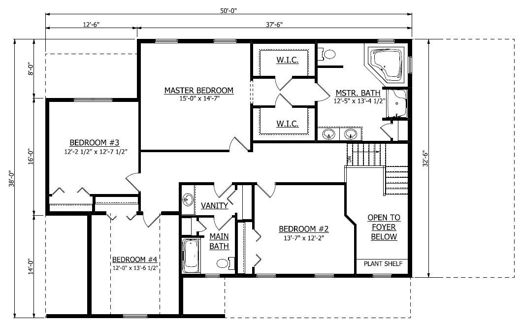 Second Floor. 2,873sf New Home