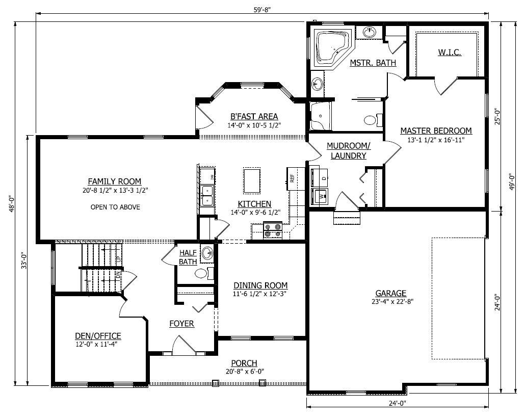 First Floor. Logan 2 New Home Floor Plan