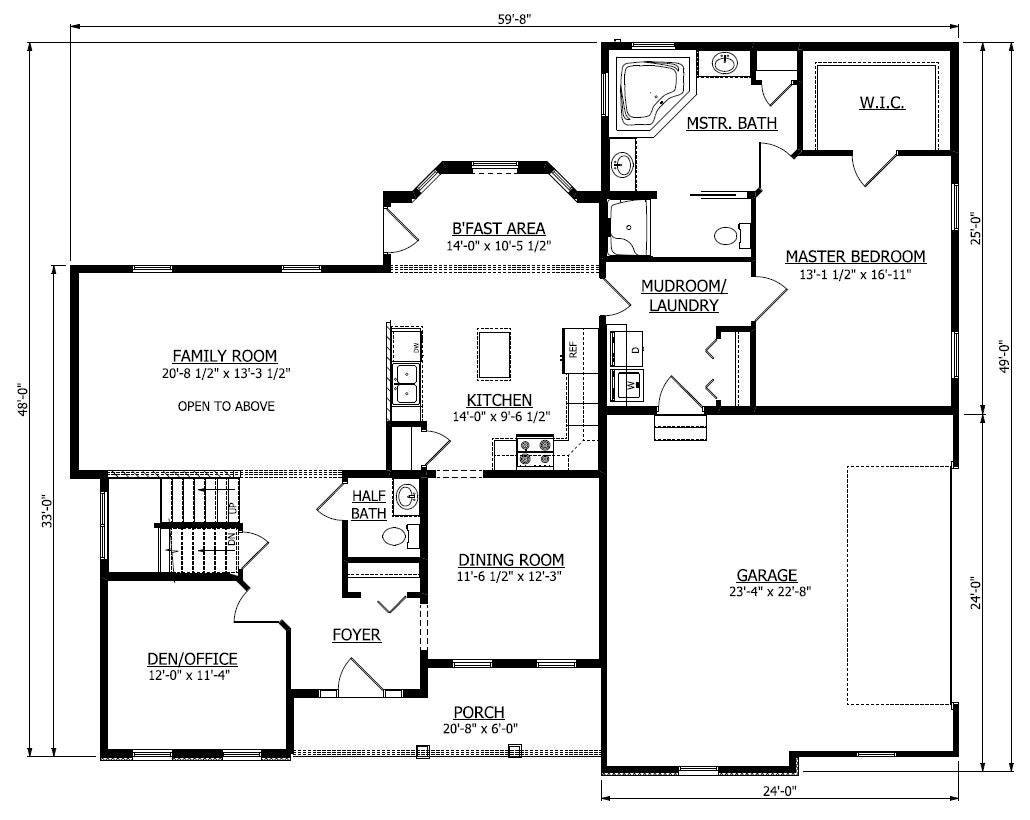 First Floor. Logan 2 Home with 4 Bedrooms