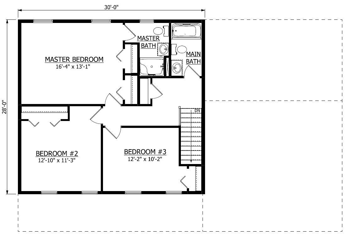 Second Floor. Marks 1 New Home Floor Plan