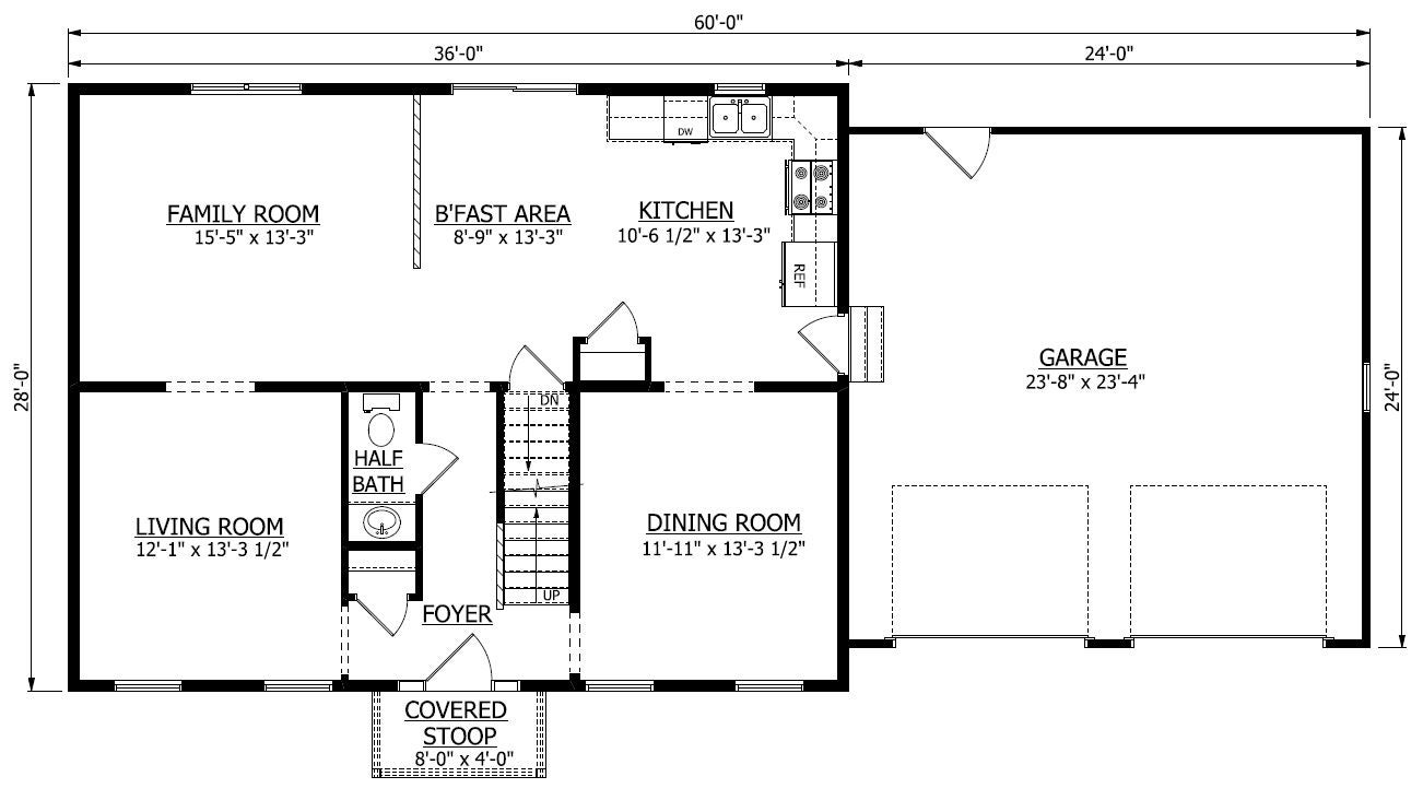 First Floor. Washington 2 Home with 4 Bedrooms
