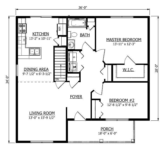 First Floor. Magnolia New Home Floor Plan