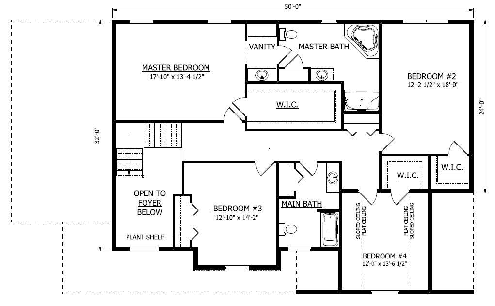 Second Floor. Casale 2 New Home Floor Plan